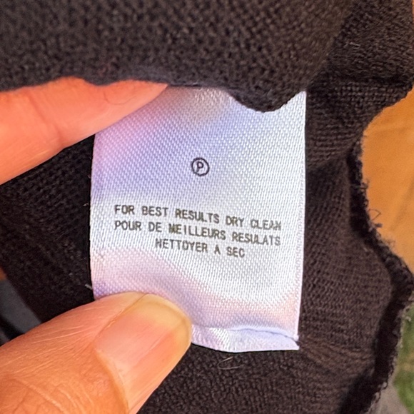 Halston Heritage Black Long Sleeve Dress - Picture 4 of 6